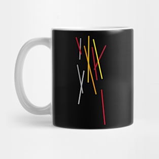 Modern Color Lines Abstract Mug